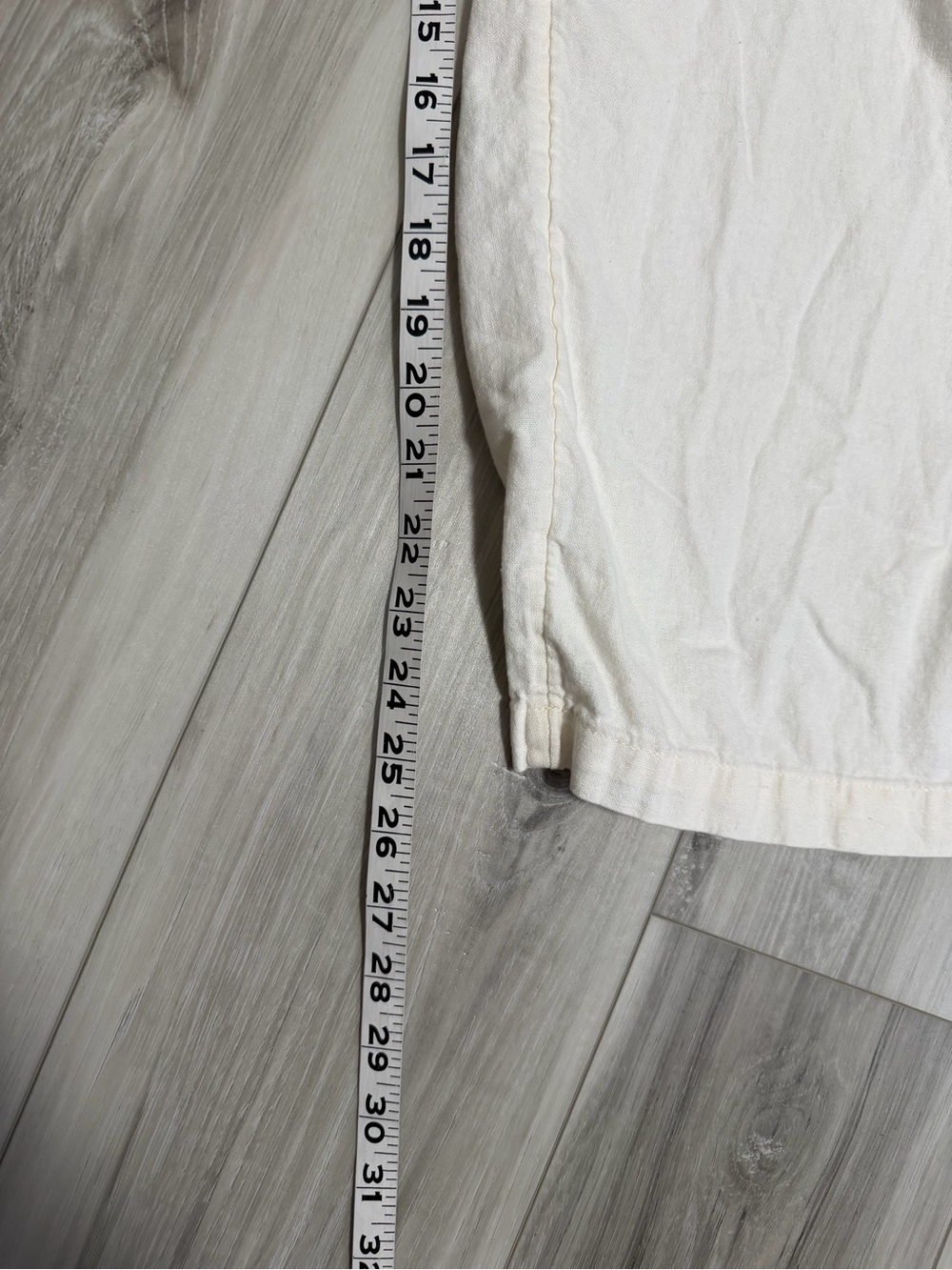 Old Navy Cream Wide-Leg Jumpsuit with Tie Straps SZ XL - Picture 9 of 11